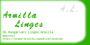 armilla linges business card